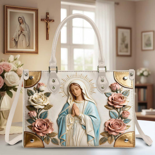 Croire - Sac à main chrétien personnalisé en cuir