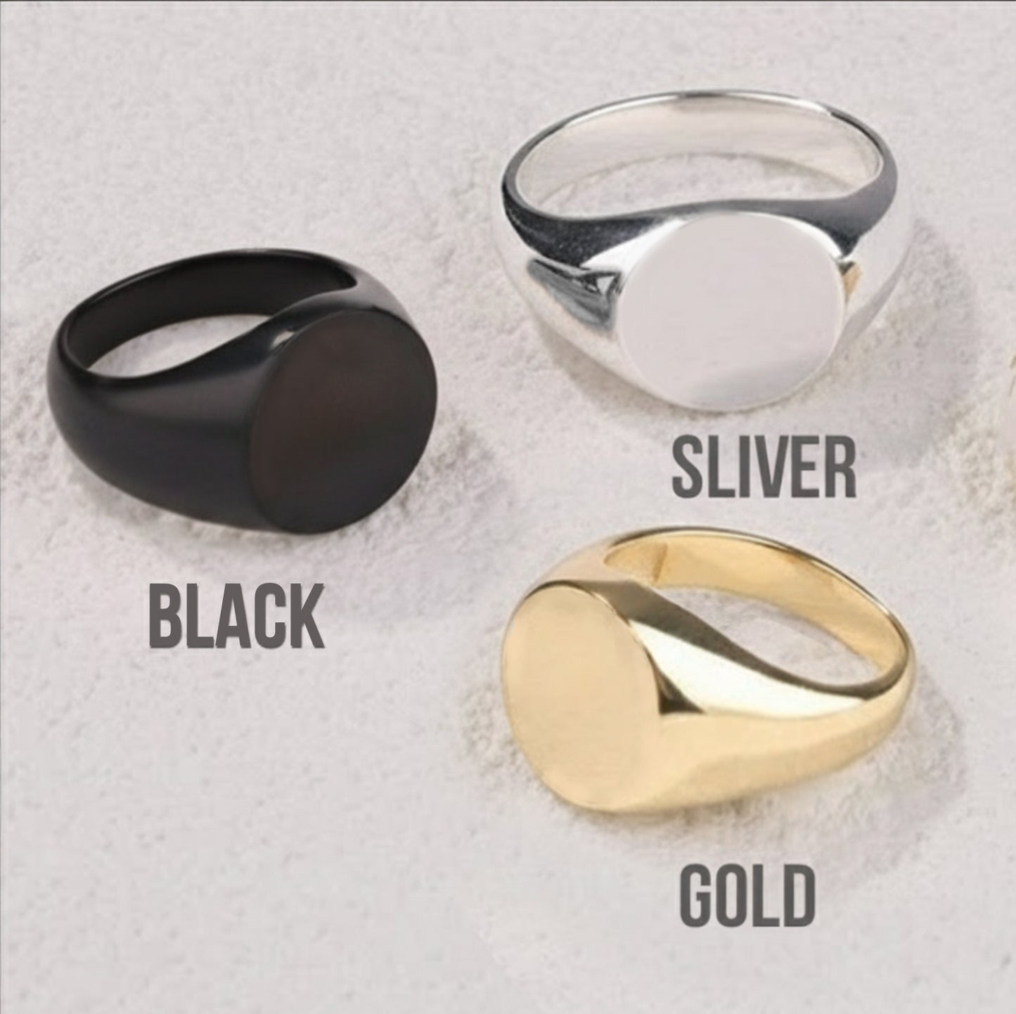 Bague chevalière chrétienne personnalisée « L'éclat éternel de Notre-Dame »