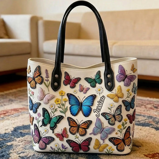 Papillons d'Amour - Sac Tote Personnalisé