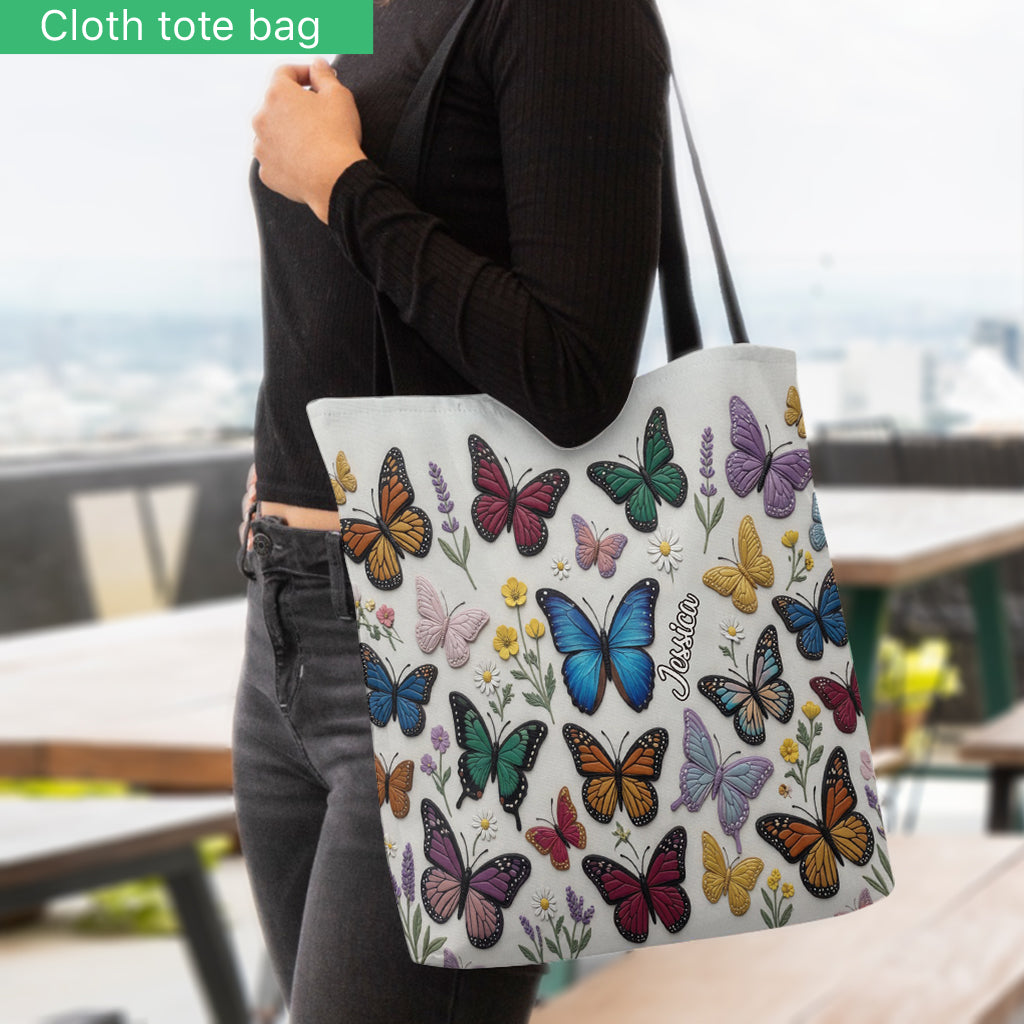 Papillons d'Amour - Sac Tote Personnalisé