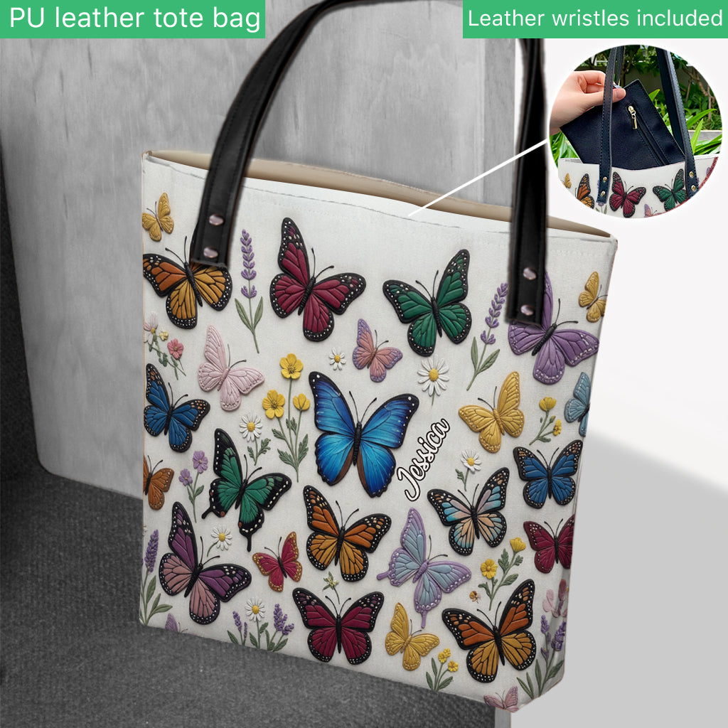 Papillons d'Amour - Sac Tote Personnalisé