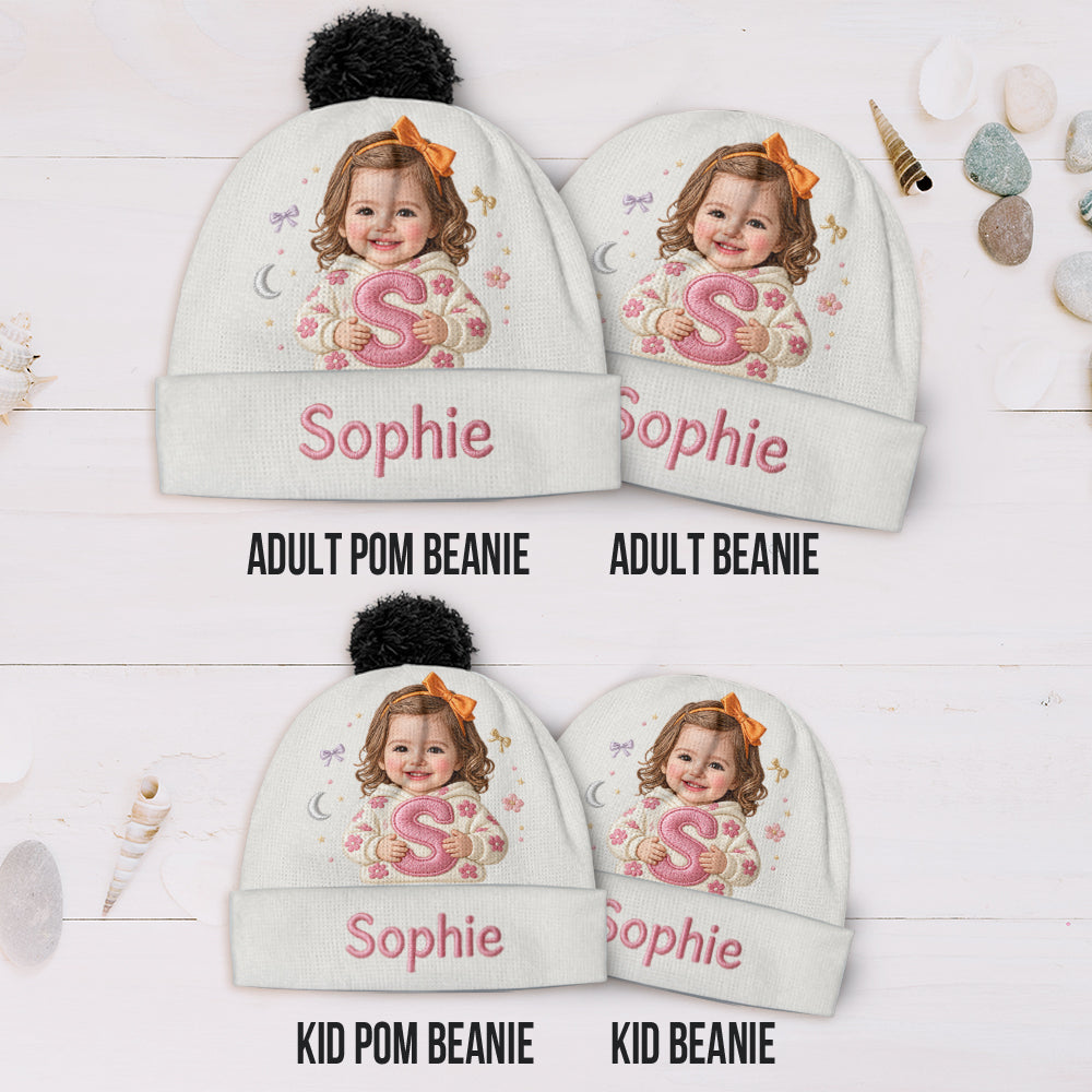 Chapeau Beanie Personnalisé pour Enfant - Photo Personnalisée
