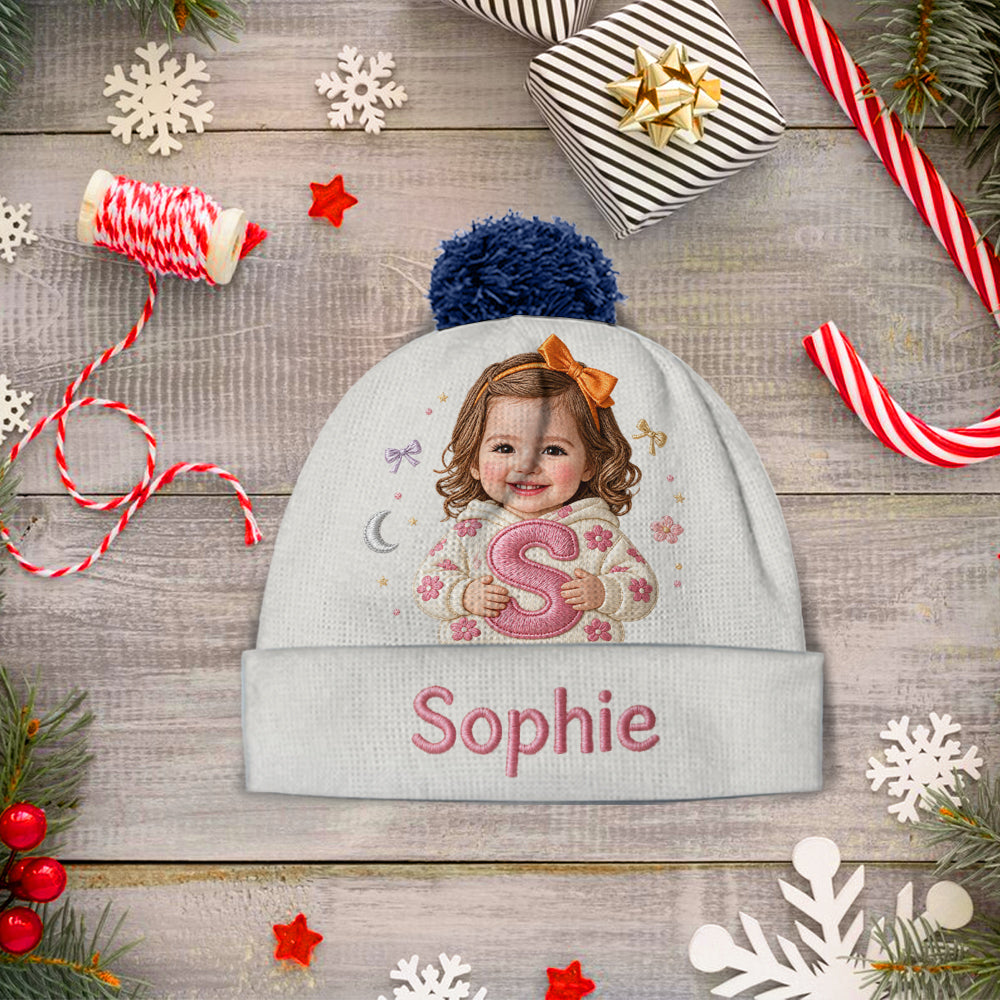 Chapeau Beanie Personnalisé pour Enfant - Photo Personnalisée