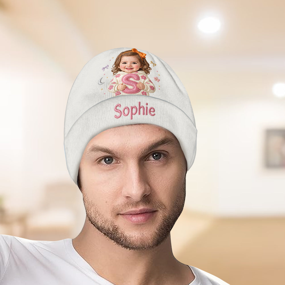 Chapeau Beanie Personnalisé pour Enfant - Photo Personnalisée
