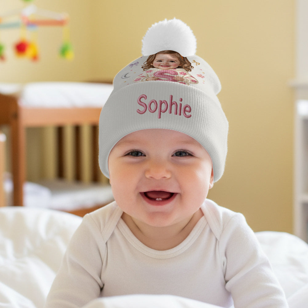 Chapeau Beanie Personnalisé pour Enfant - Photo Personnalisée