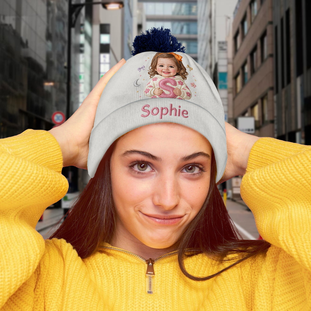 Chapeau Beanie Personnalisé pour Enfant - Photo Personnalisée