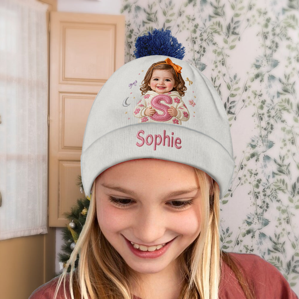 Chapeau Beanie Personnalisé pour Enfant - Photo Personnalisée