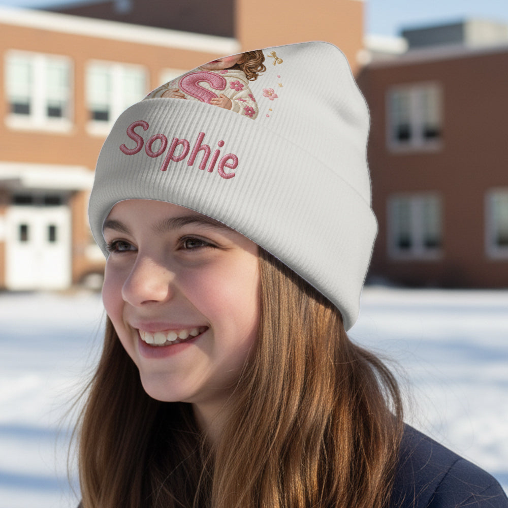 Chapeau Beanie Personnalisé pour Enfant - Photo Personnalisée