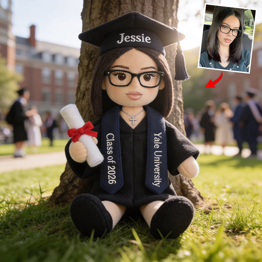 Senior Class of 2026 Gift - Personalized Graduation Premium Faux Fur Pillow