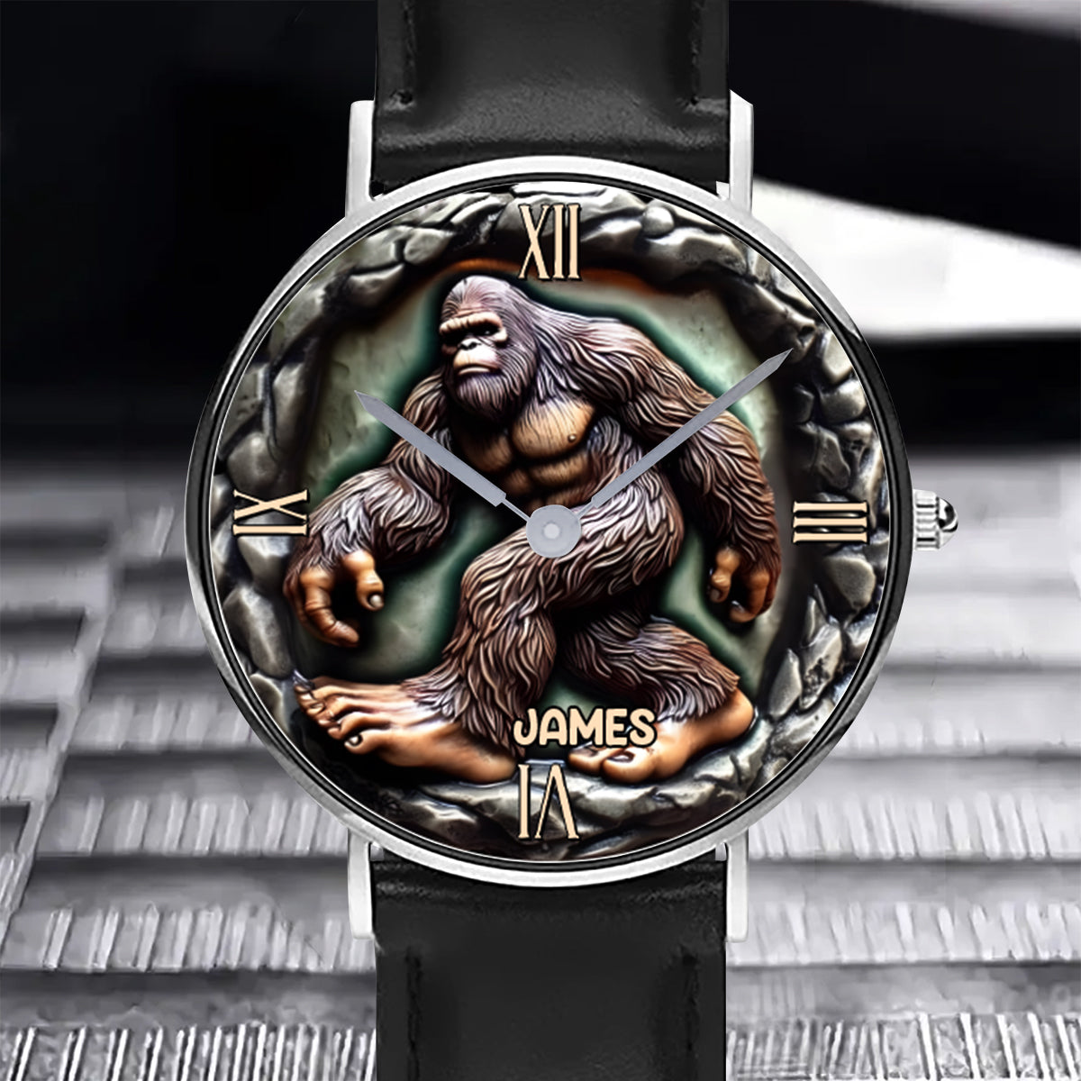 Mystical Creature - Personalized Bigfoot Hand Watch