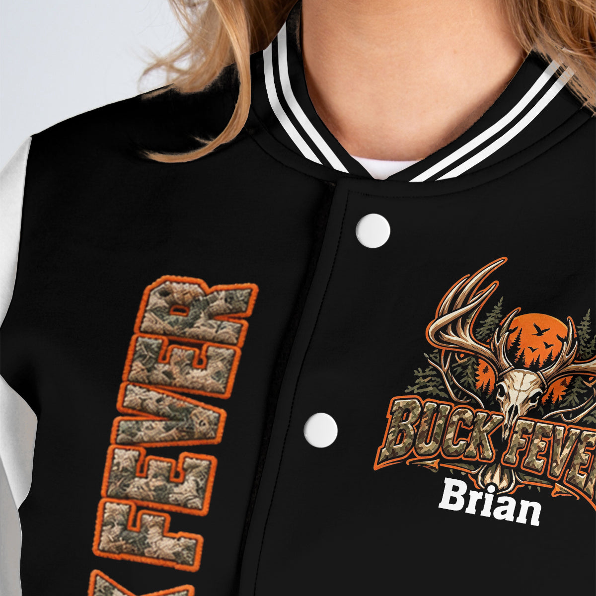 Buck Fever - Personalized Hunting Varsity Jacket