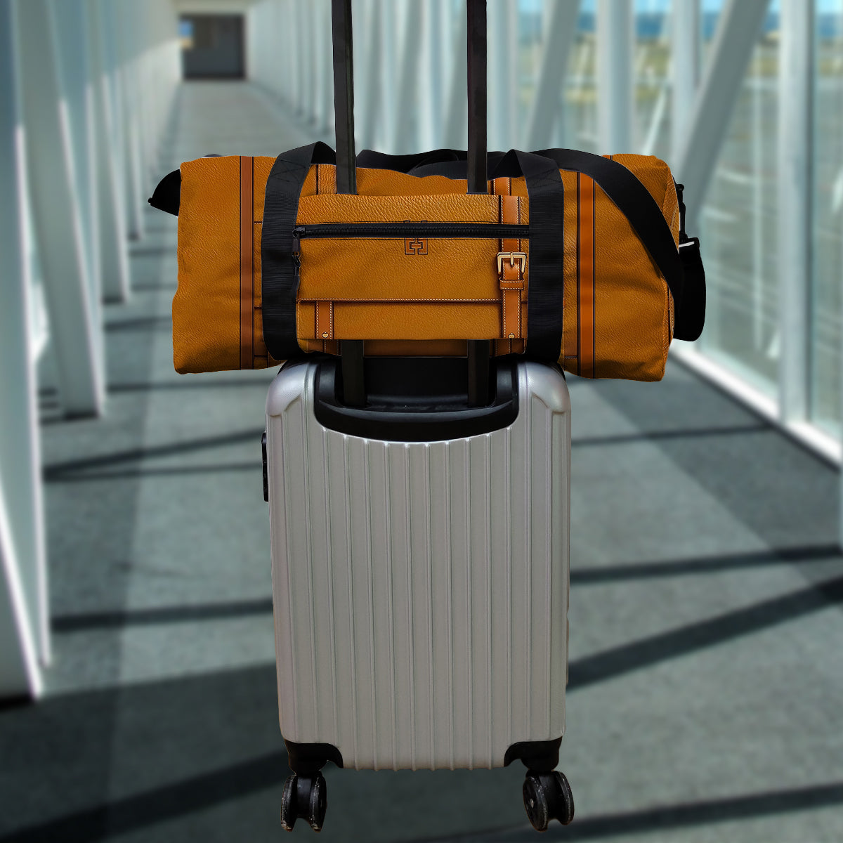 Sac de voyage personnalisé avec un adorable teckel