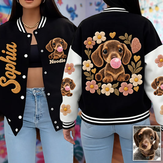 Adorable Paws - Personalized Dog Varsity Jacket