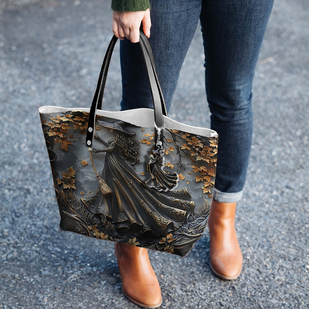 Sac fourre-tout personnalisé « Magnifique sorcière »