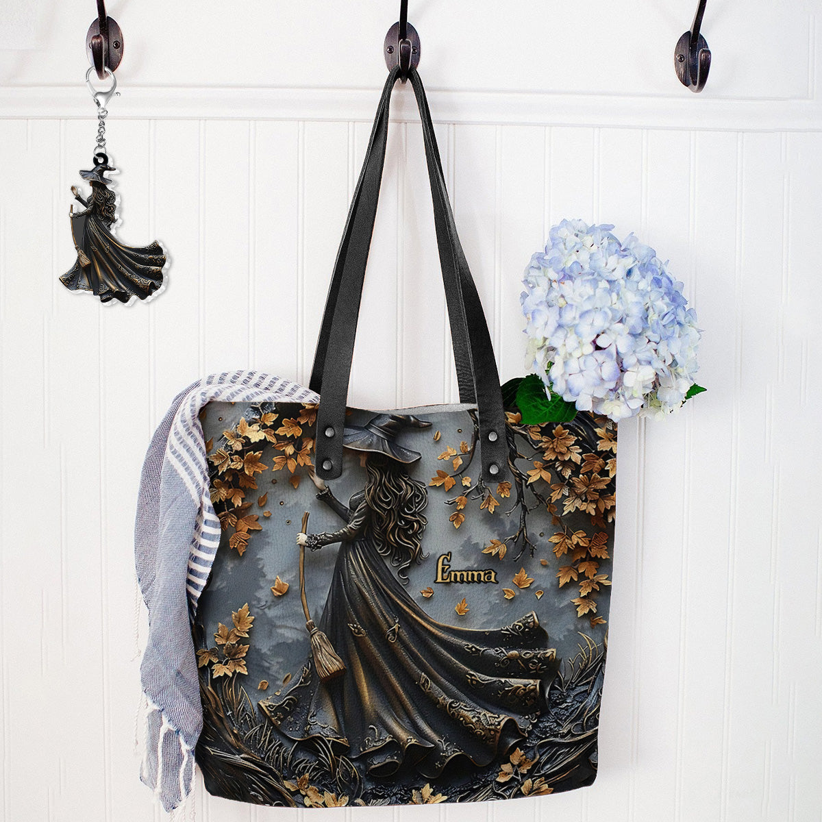 Sac fourre-tout personnalisé « Magnifique sorcière »