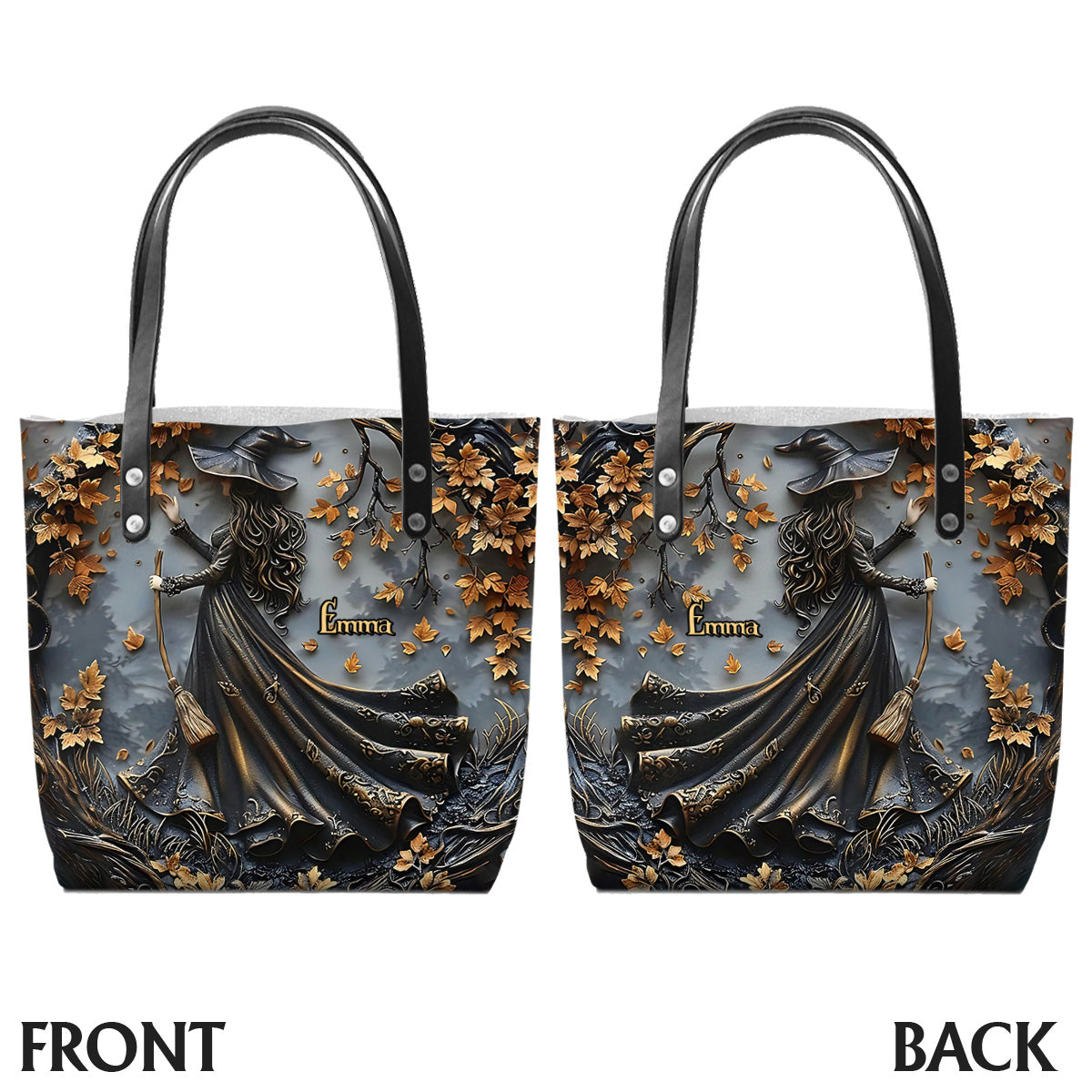 Sac fourre-tout personnalisé « Magnifique sorcière »