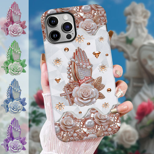 Croire - Coque de téléphone personnalisée avec impression chrétienne intégrale