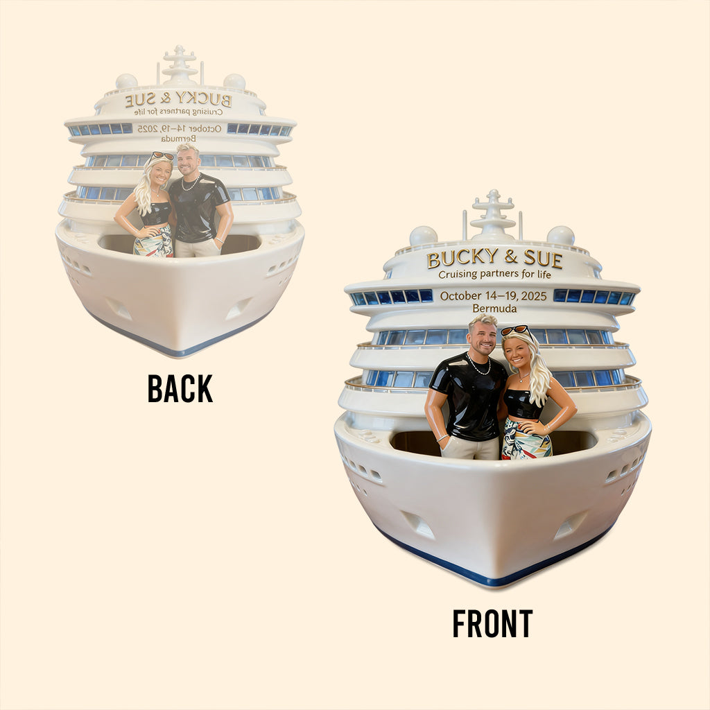 Mémoire de Croisière - Plaque Acrylique Personnalisée en Forme Sur Mesure