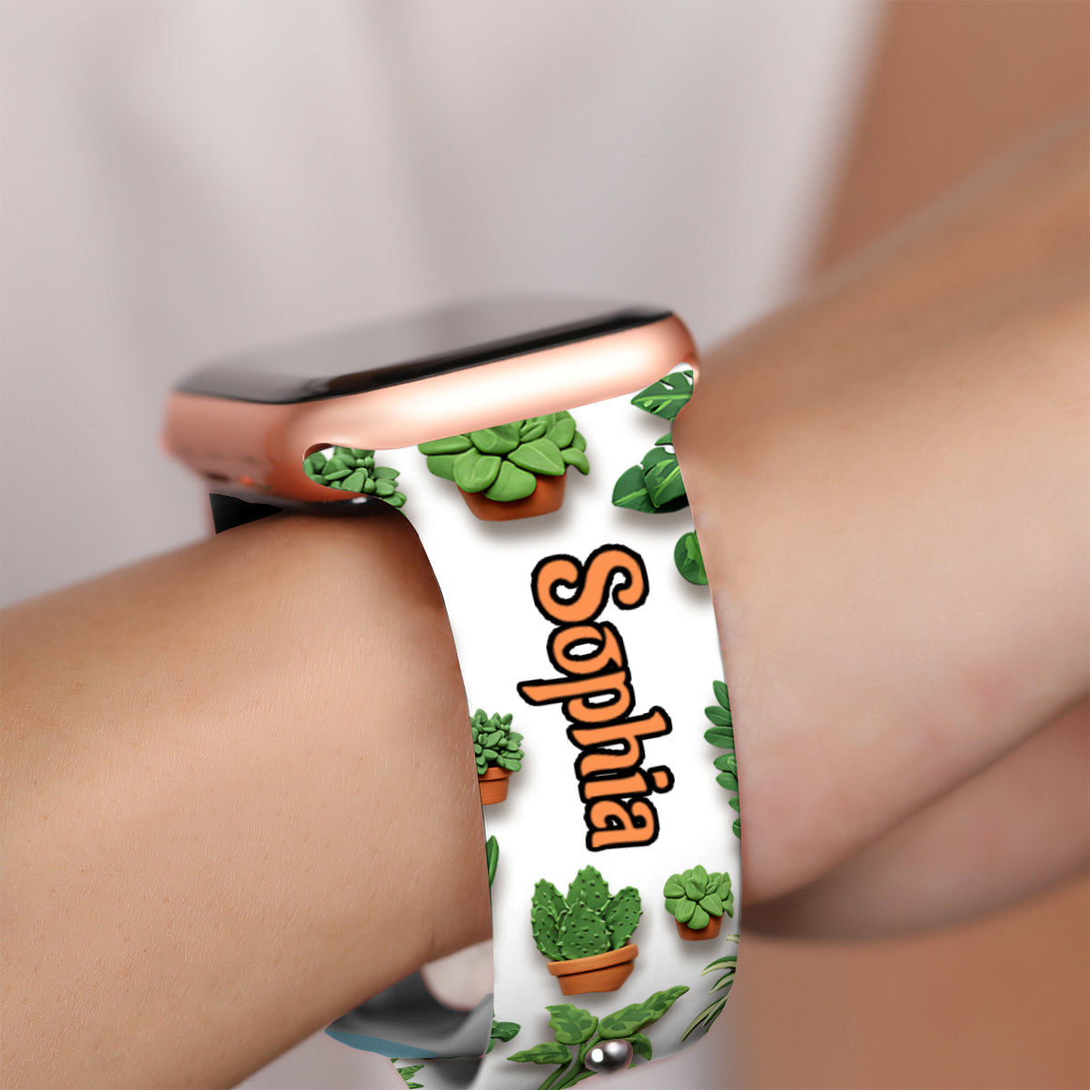 J'ai vraiment besoin de toutes ces plantes - Bracelet de jardinage personnalisé pour Apple Watch
