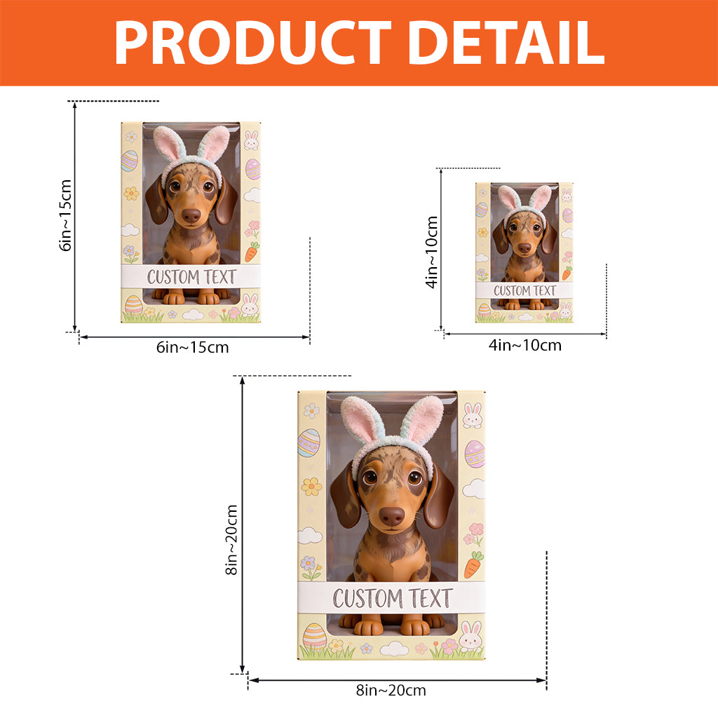 Bunny Pet Easter Spring Theme - Personalized Dog Custom Shaped Acrylic Plaque
