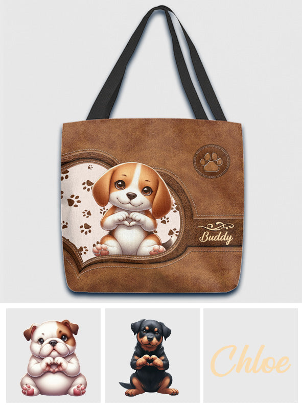 Adorables chiens - Sac fourre-tout personnalisé pour chien