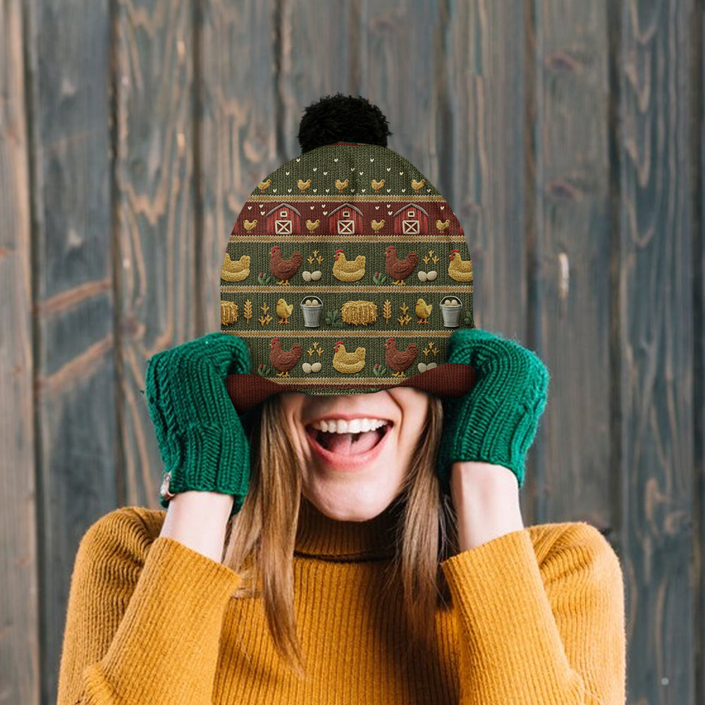 Crazy Chicken Lady - Bonnet personnalisé pour poulet