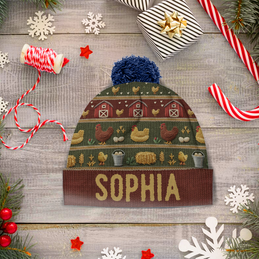 Crazy Chicken Lady - Bonnet personnalisé pour poulet