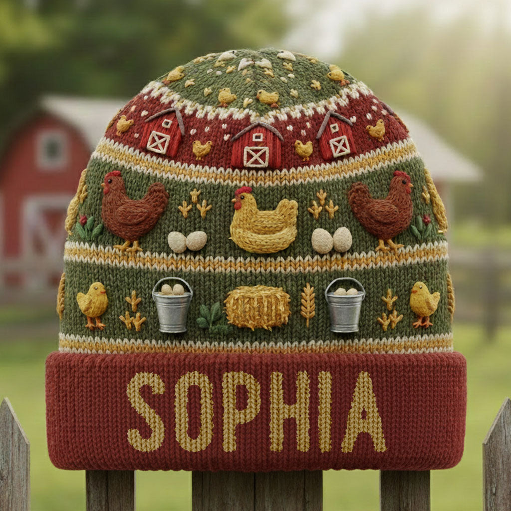 Crazy Chicken Lady - Bonnet personnalisé pour poulet