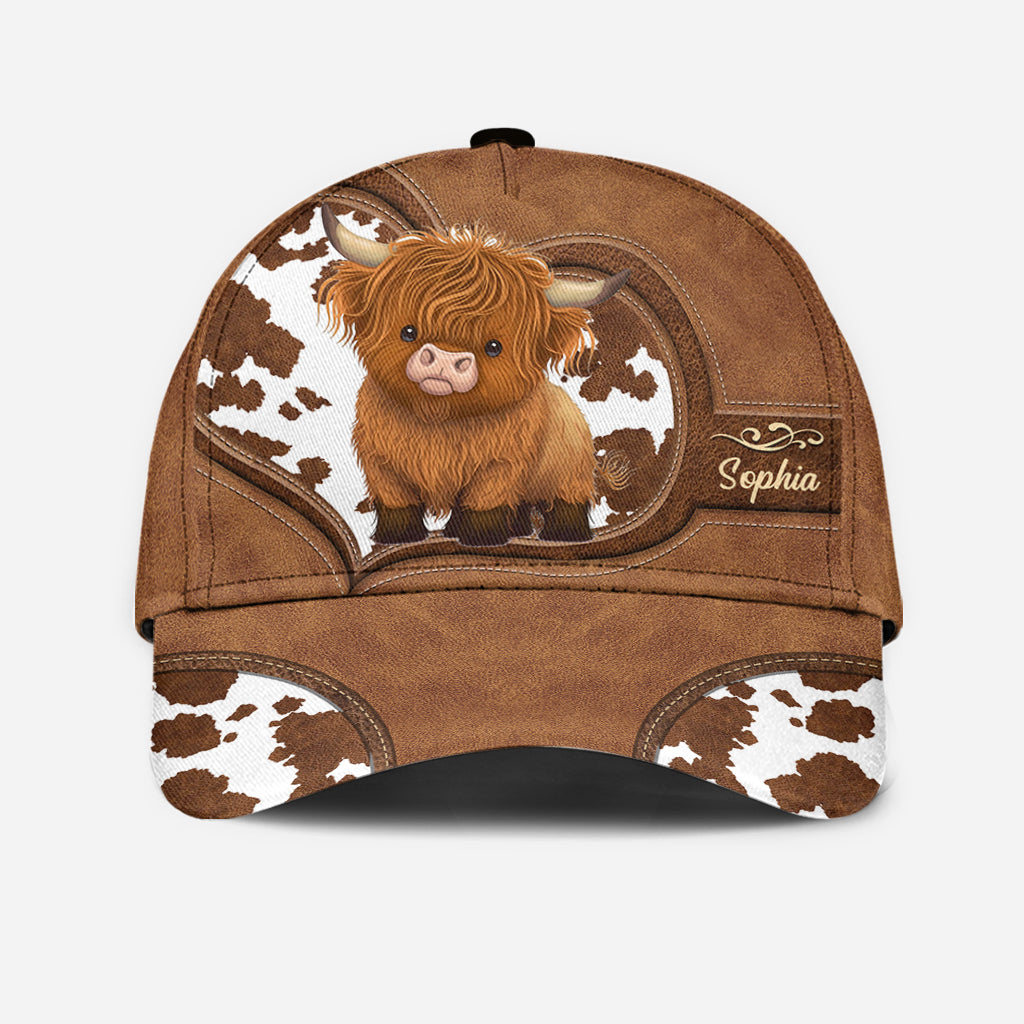 Cute Highland Cow - Personalized Highland Cow Classic Cap
