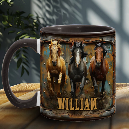Mug personnalisé « Amoureux des chevaux »