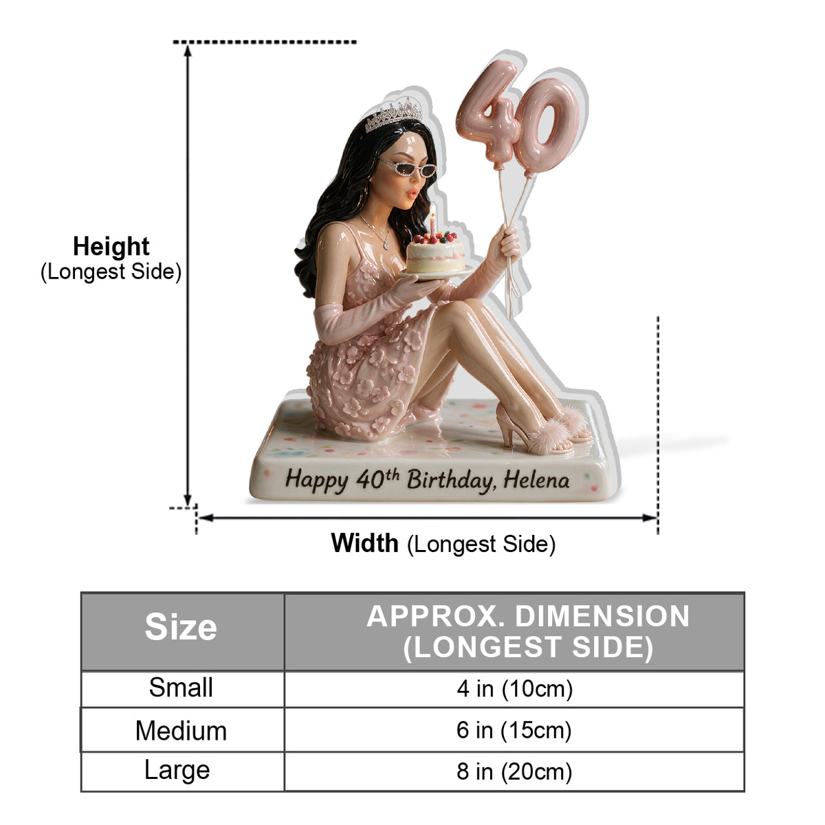 It's My Birthday - Personalized Birthday 3D Plaque