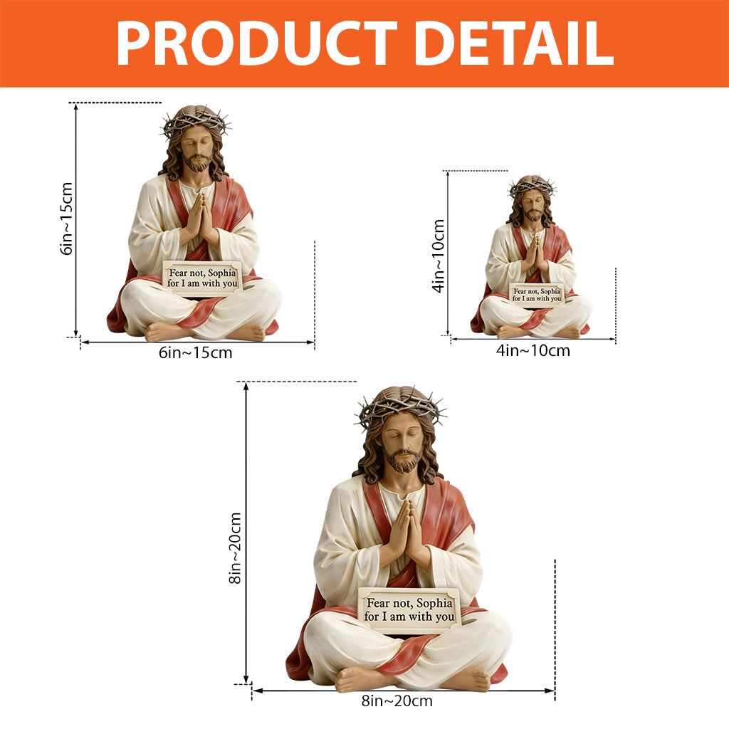 N'ayez pas peur - Plaque acrylique chrétienne personnalisée en forme sur mesure