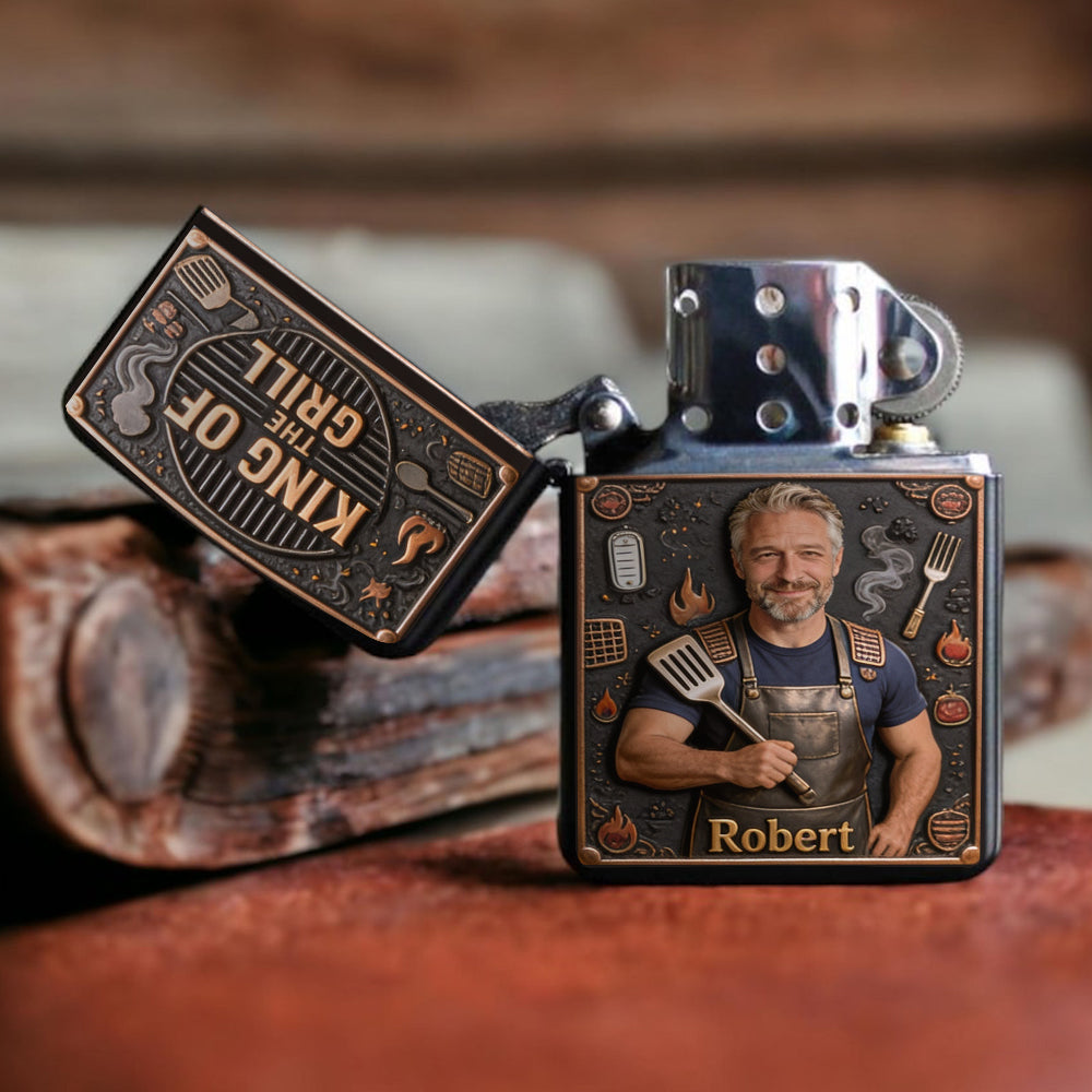 Roi du Grill - Briquet Personnalisé