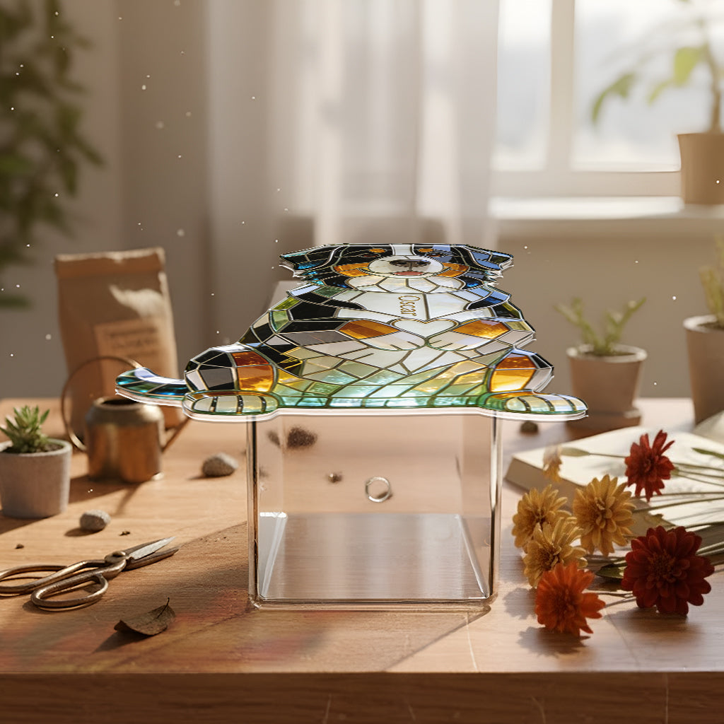 Custom Any Pet Photo - Love My Pet - Personalized Pet Acrylic Pot