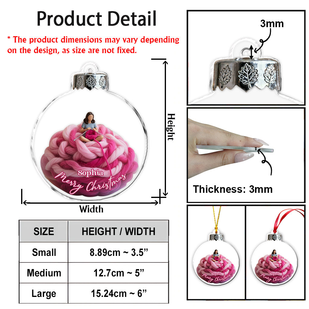 J'adore le crochet - Ornement personnalisé au crochet