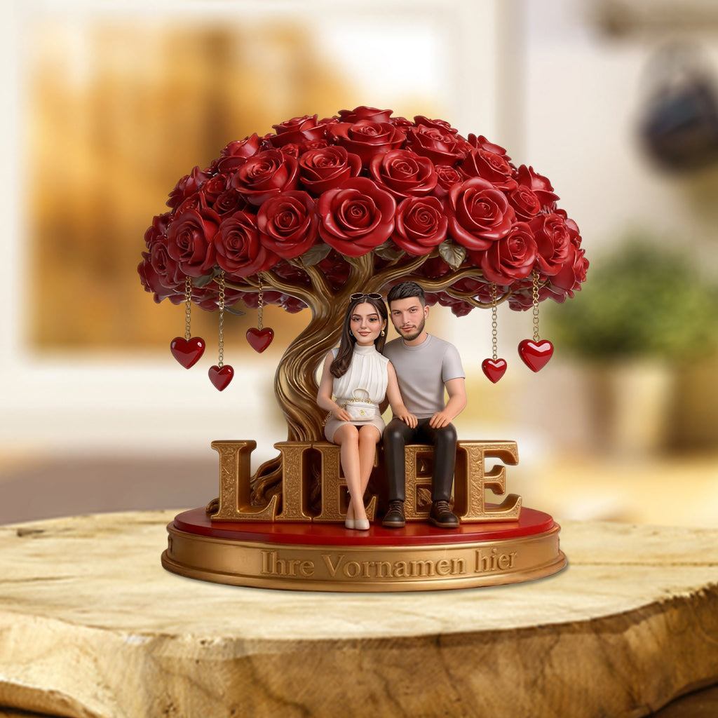 Figurine de papier personnalisée sous Rosenbaum - Plaque acrylique personnalisée pour papier sous forme individuelle