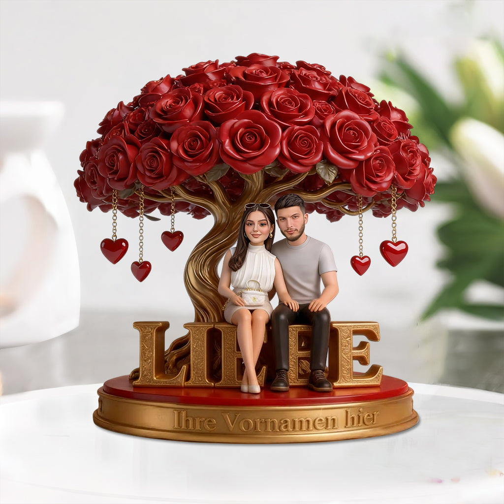 Figurine de papier personnalisée sous Rosenbaum - Plaque acrylique personnalisée pour papier sous forme individuelle