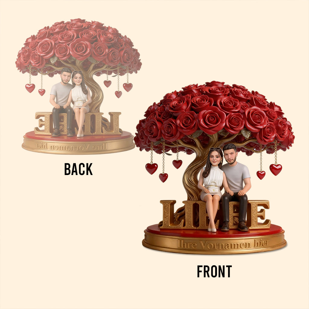 Figurine de papier personnalisée sous Rosenbaum - Plaque acrylique personnalisée pour papier sous forme individuelle