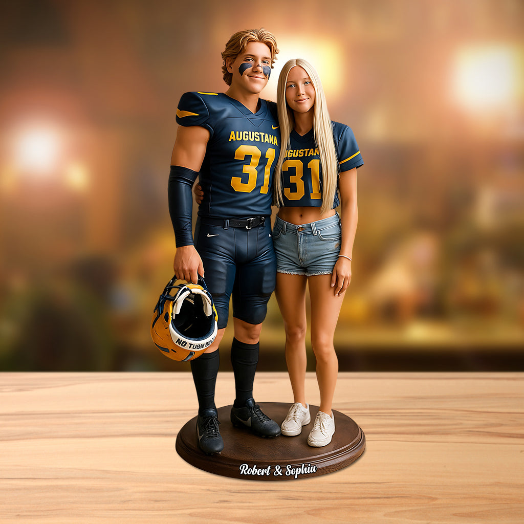 Toi et moi, on gère - Plaque acrylique personnalisée pour couple