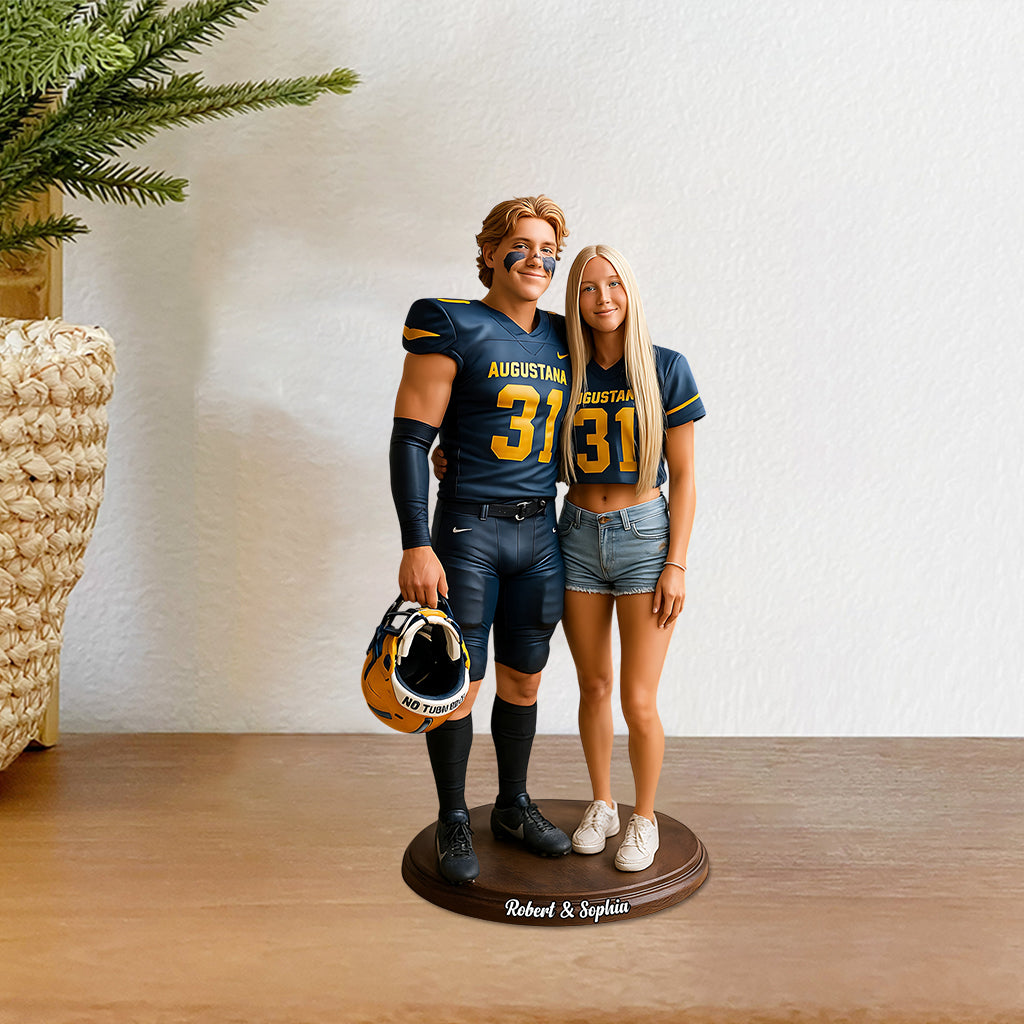 Toi et moi, on gère - Plaque acrylique personnalisée pour couple