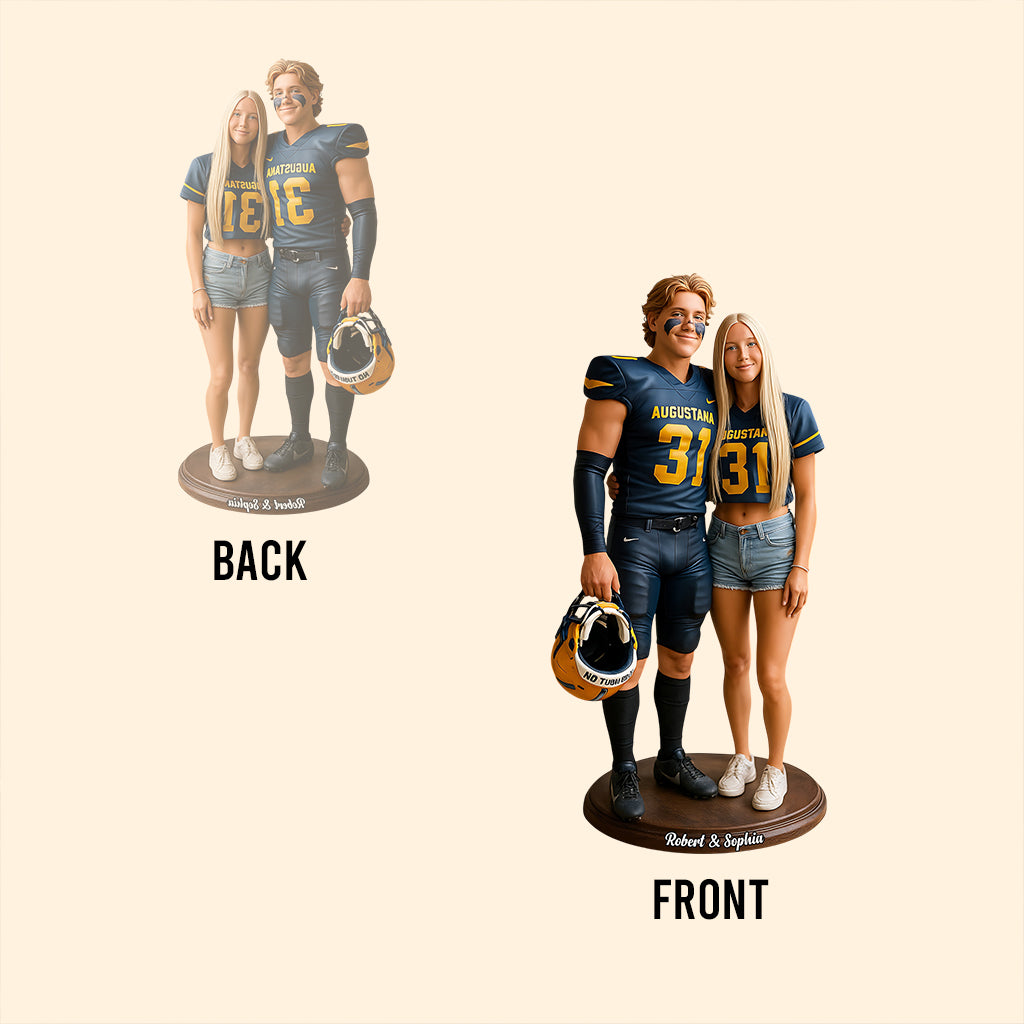 Toi et moi, on gère - Plaque acrylique personnalisée pour couple