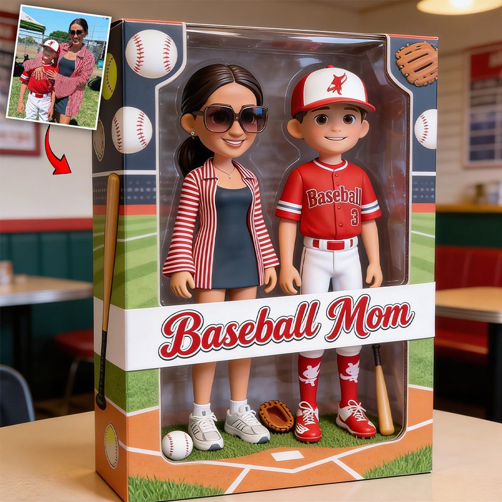 Baseball Mom - Personalized Baseball Custom Shaped Acrylic Plaque