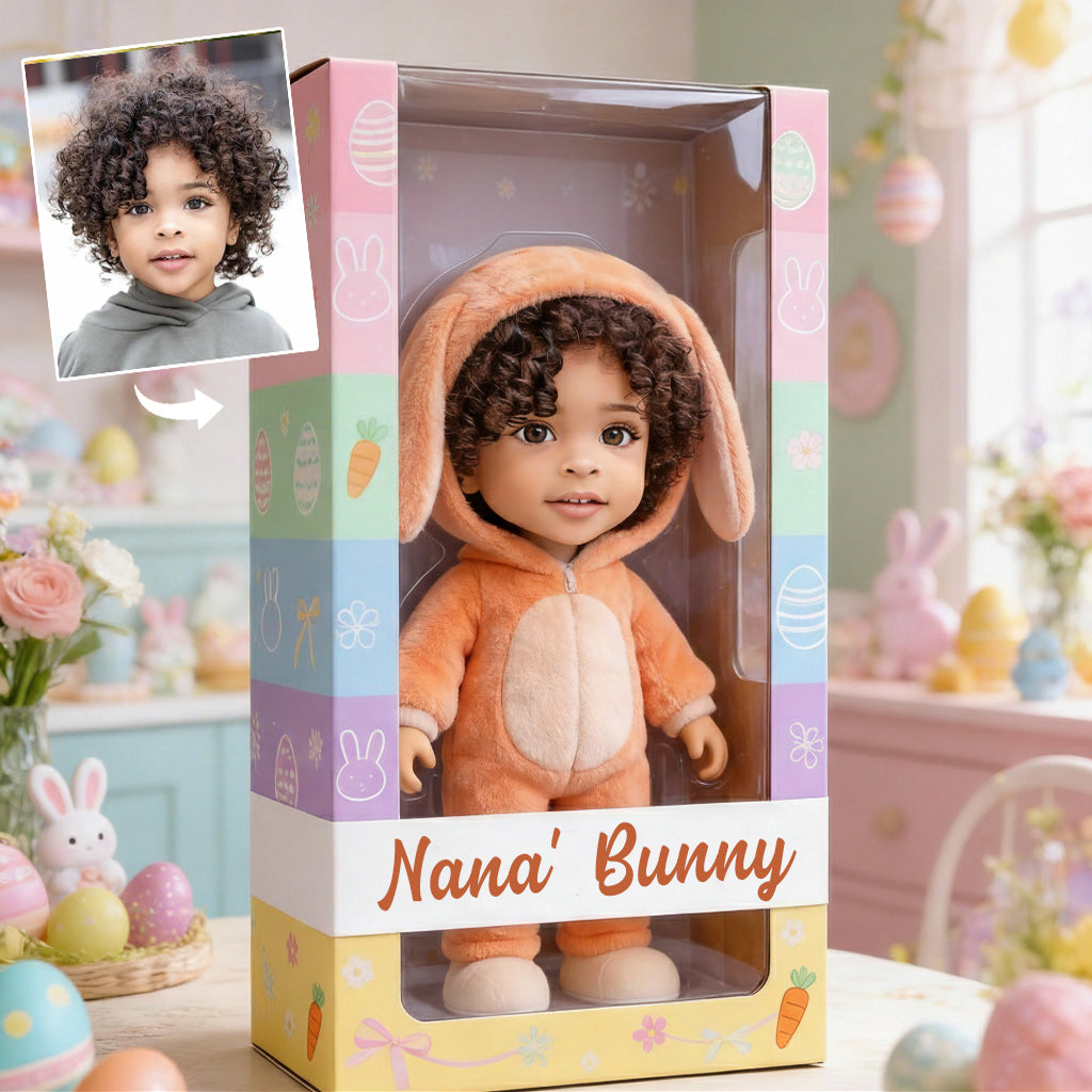 Any Photo Nana's Peeps Gift For Mom, Grandma - Personalized Kid Custom Shaped Acrylic Plaque