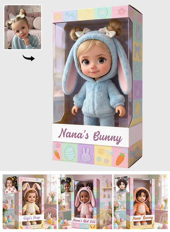 Any Photo Nana's Peeps Gift For Mom, Grandma - Personalized Kid Custom Shaped Acrylic Plaque