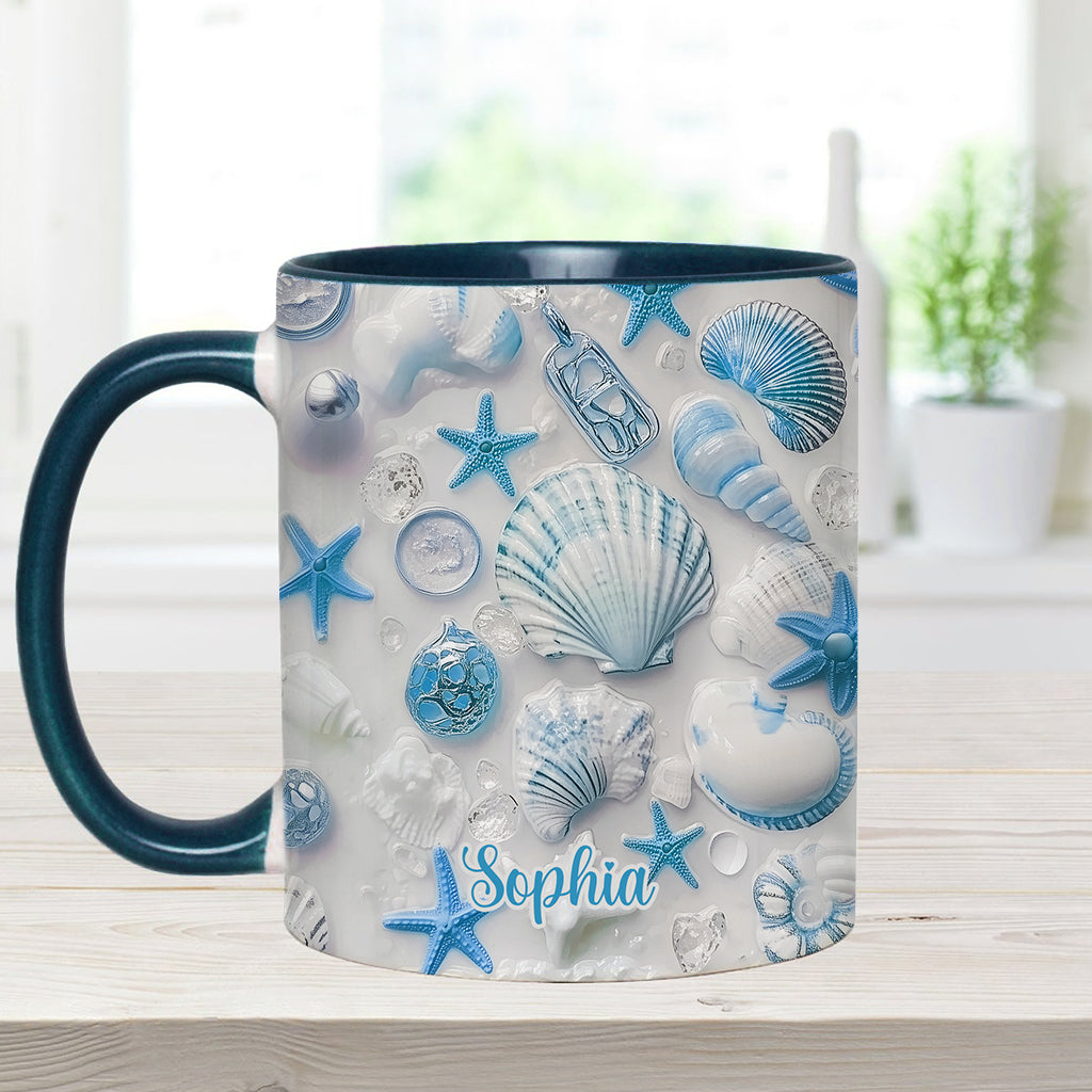 Beach Lovin' Girl - Personalized Sea Lover Accent Mug