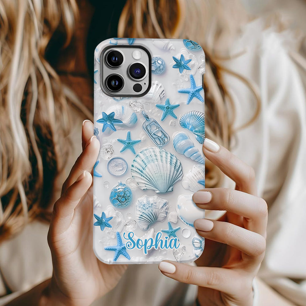 Beach Lovin' Girl - Personalized Sea Lover Full Print Phone Case