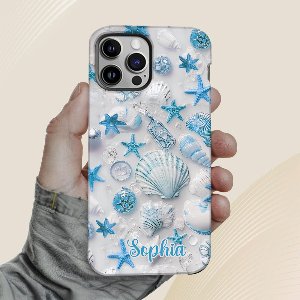 Beach Lovin' Girl - Personalized Sea Lover Full Print Phone Case