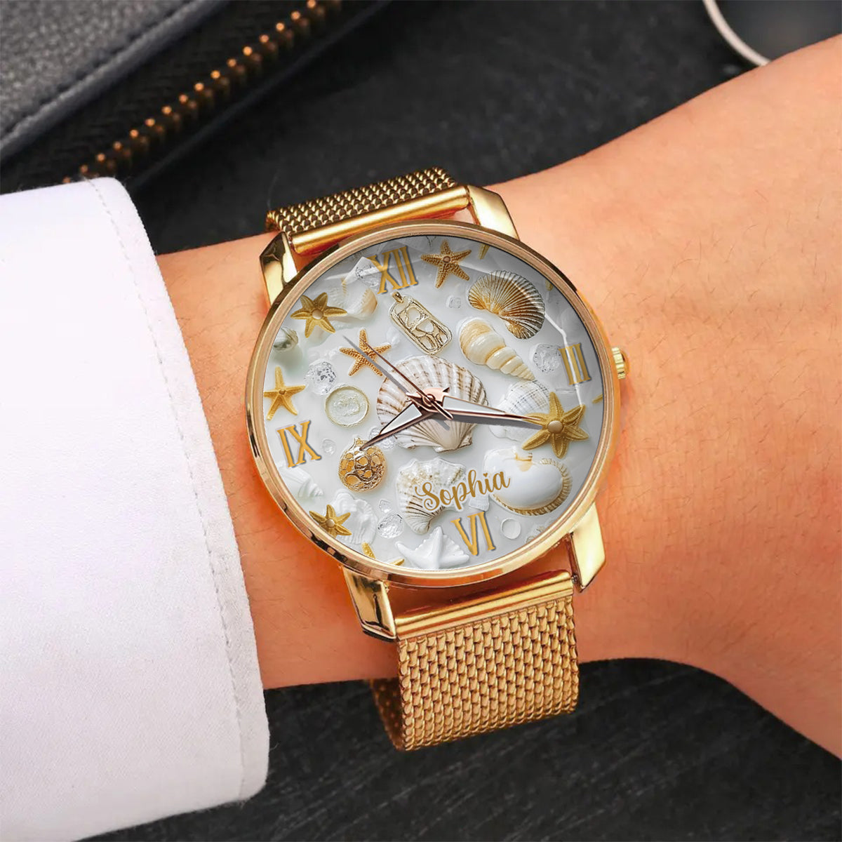 Beautiful Seashells - Personalized Sea Lover Women Hand Watch