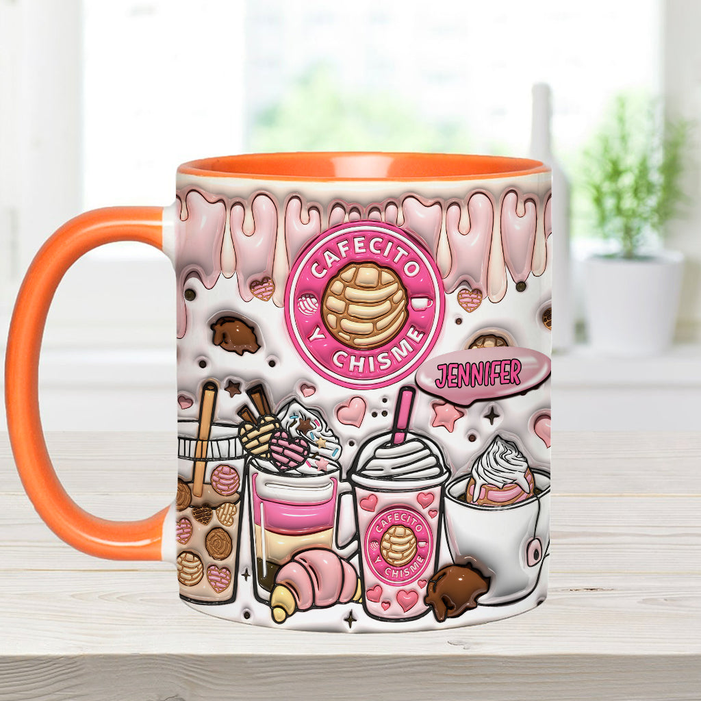 Cafecito Y Chisme - Personalized Coffee Accent Mug