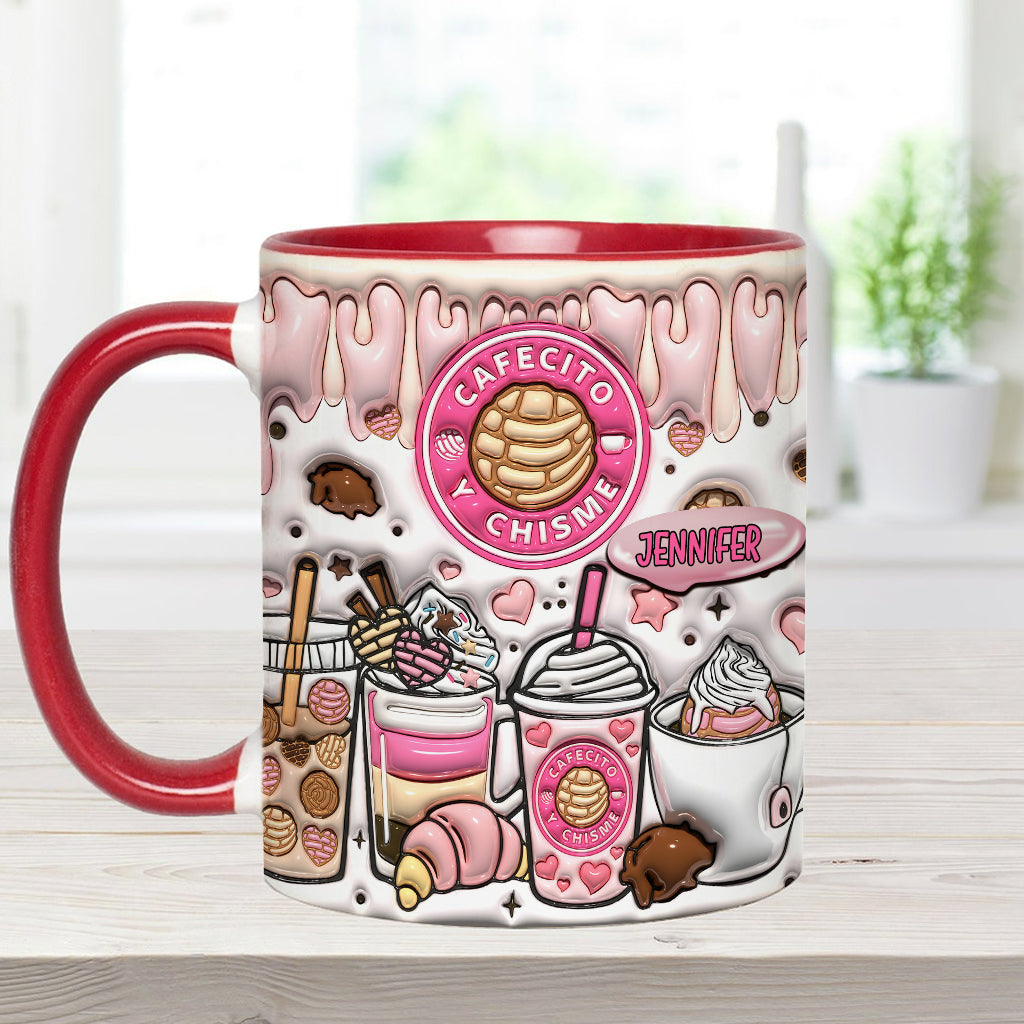 Cafecito Y Chisme - Personalized Coffee Accent Mug